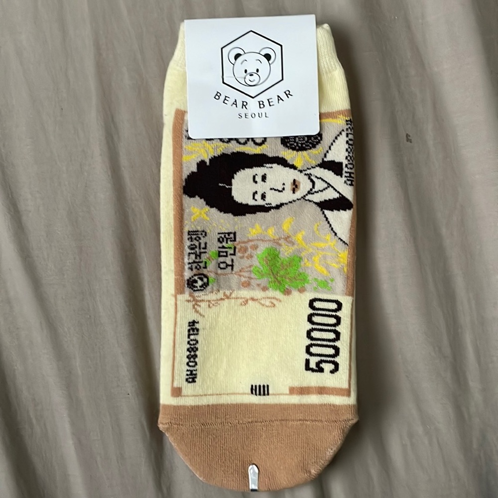Korean won sock from korea